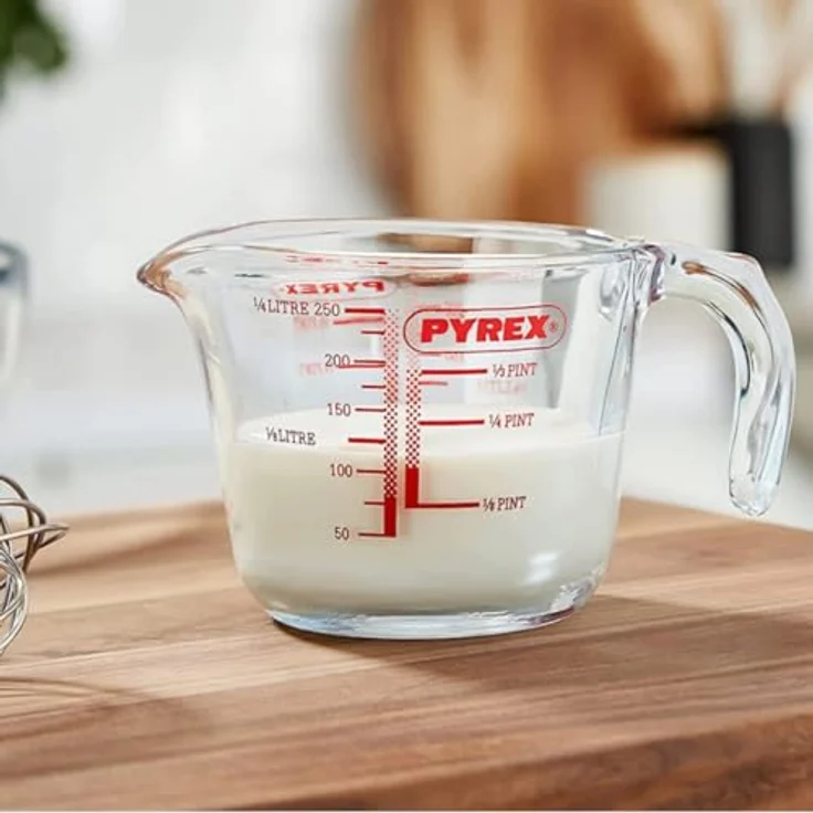 Pyrex Classic Ultrabeständiger Messbecher aus Glas, Transparent, 0,25 l – Bild 2