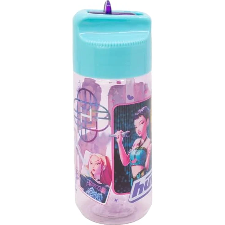 K-Pop Demon Hunters Small Ecozen Hydro Bottle, Trinkflasche 430 ml mit Klappverschluss, mehrfarbig – Bild 2