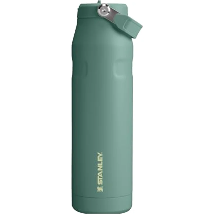 STANLEY 1913 Flip Straw Trinkflasche 1.06L, doppelwandige Vakuumisolierung, Farbe Shale – Bild 1