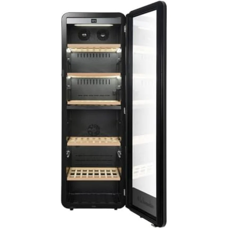 La Sommelière APOGEE190DZN 2-Zonen Weinkühlschrank mit kontrollierter Luftfeuchtigkeit, 181 Flaschen Kapazität, Anti-Vibrations-System, UV-Schutz, schwarz – Bild 5