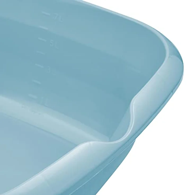 keeeper Universal-Schüssel mit Ausguss, Eckig, 8 l, 34 x 34 cm, Björk, Nordic Blue – Bild 4