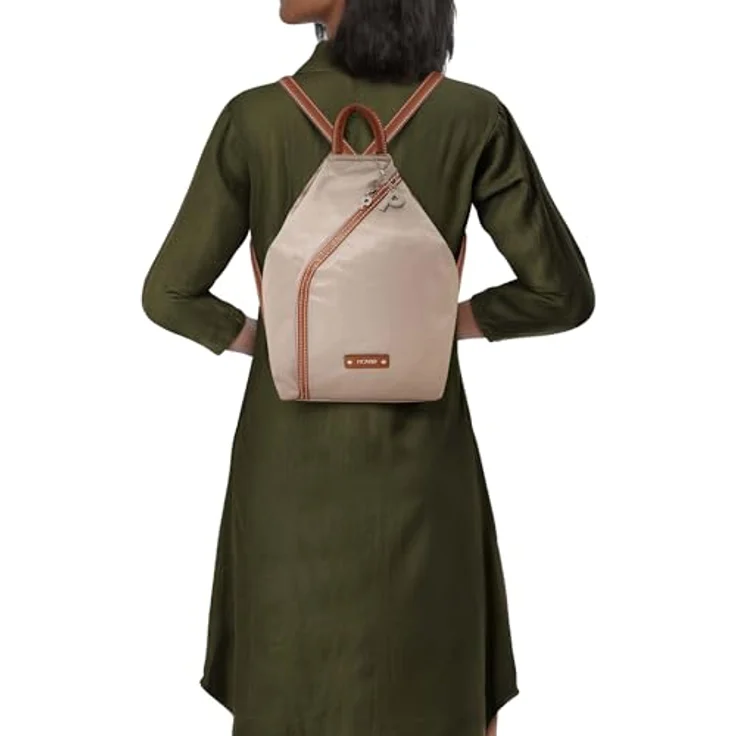 Picard Sonja Rucksack, 31 cm, 100% Nylon, beige, Maße 29 cm x 9 cm x 31 cm – Bild 8