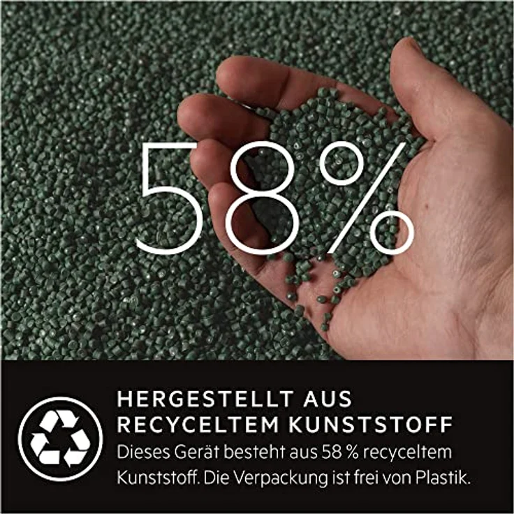 AEG HYGIENIC 5000 AS52HP25SH Akku-Staubsauger / 2in1 / angenehm leise 80 dB(A) / 58 % Recyclingmaterial / bis zu 55 Min. Laufzeit / Automatik / freistehend / alle Böden / inkl. Zubehör / grau – Bild 4