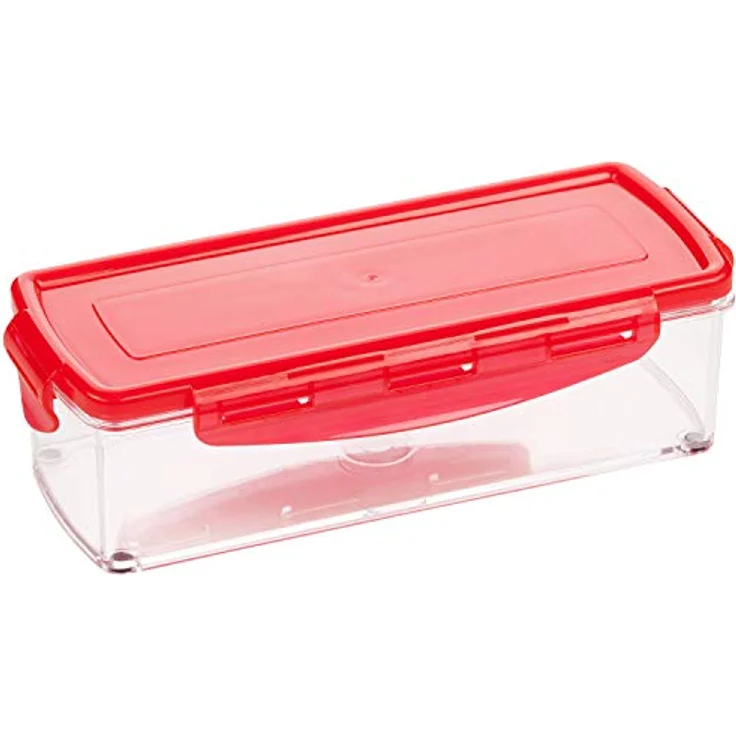 Genius Gemüse-und Obstschneider, Kunststoff, rot, 22.2 x 10 x 8.2 cm – Bild 3
