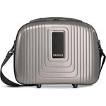 REDOLZ Hartschalen Handgepäck Kosmetik-Koffer | 34 x 17 x 27 cm aus leichtem Polypropylen (Essentials 14) - Stabiles Beauty-Case mit Aufsteckfunktion in elegantem Schwarz - Preisvergleich