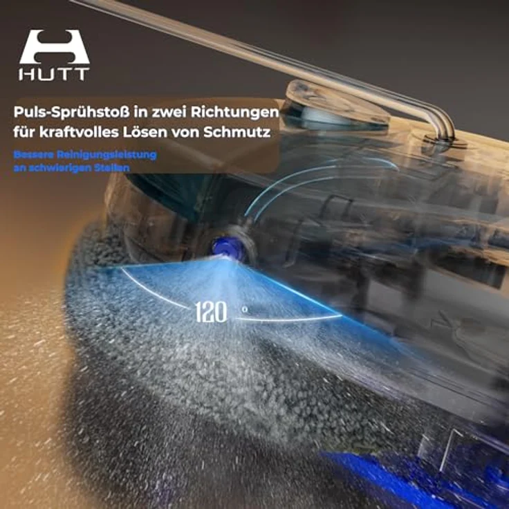 HUTT Fensterputzroboter 10, Innovativer Fenstersauger mit Dual-Mode-Reinigung und präziser Eckenreinigung, schwarz – Bild 6