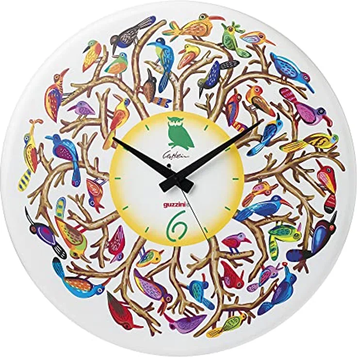 Guzzini - Home, NATURE-TIME Wanduhr - , Ø 60 cm - 19590252