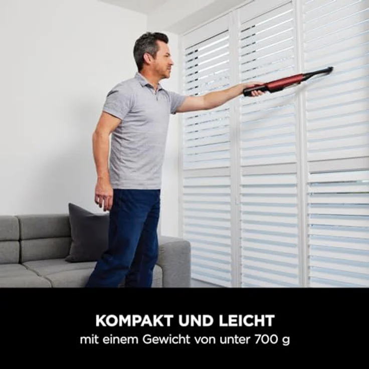 Shark WandVac 2.0 kabelloser Mini Handstaubsauger, klein und leicht, leistungsstarker Akku Handstaubsauger mit Boost-Modus, Tier- und Staub-/Fugendüsen, Ladestation, Orangerot WV270EUSB – Bild 3