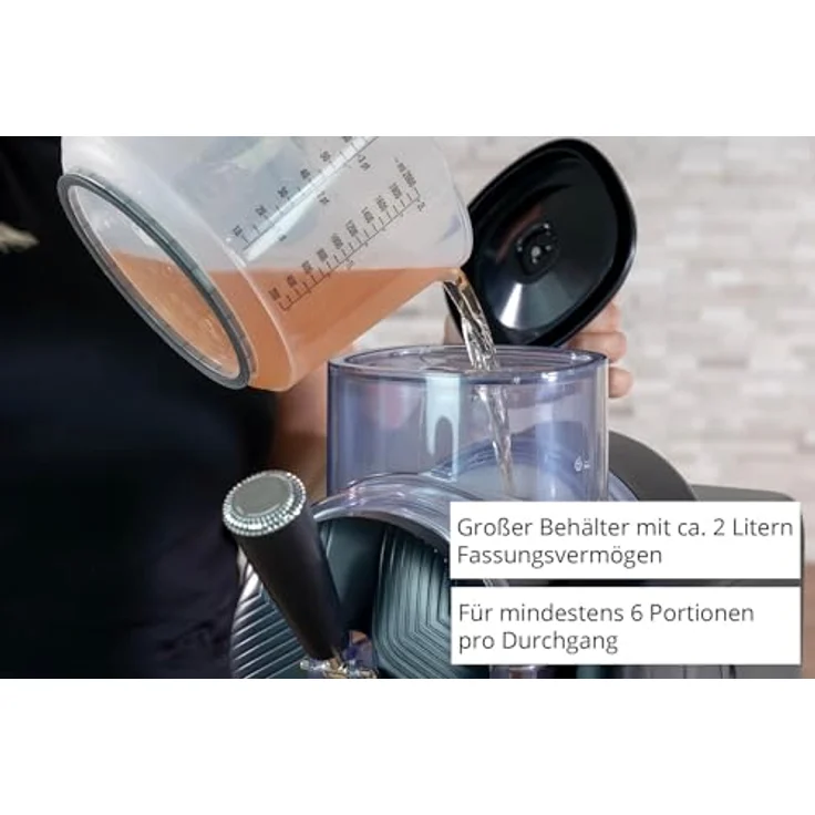 Unold Sofie 48956, Slush- & Softeismaschine mit Kompressor, 2L, 5 Programme, spülmaschinengeeigneter Behälter – Bild 4