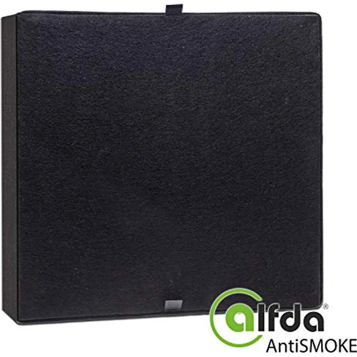 alfda alfdaAntiSMOKE Filter für ALR550 Comfort Luftreiniger, HEPA-Active-Carbon-Spezial-Geruchs-Filter, Schwarz – Bild 2