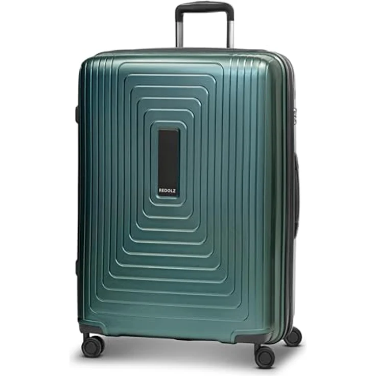 REDOLZ sehr großer Hartschalen L+ Trolley | 52 x 34 x 77 cm | mit Dehnfalte von 123 auf 140 Liter erweiterbar | Ultra-leicht Polypropylen, 4-Doppelrollen & TSA | nur 4,4 kg – Bild 1