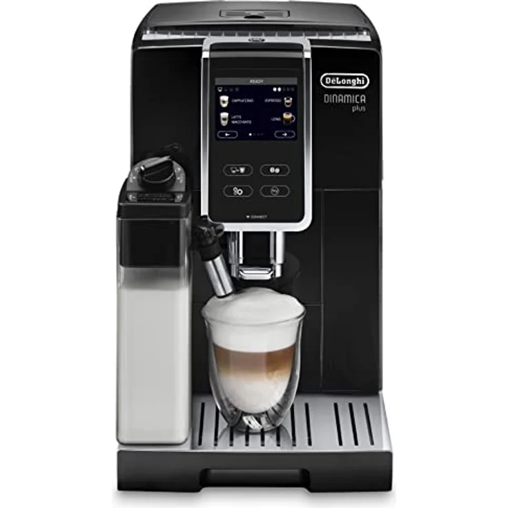 De'Longhi ECAM 370.85.B Dinamica Plus Kaffeevollautomat, Display, Tassenwärmer, 1450 Watt, mit Milchsystem und integriertem Mahlwerk – Bild 3