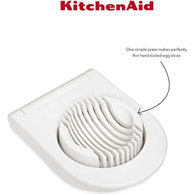 KitchenAid Eierschneider, 11 cm, weiß, kardiert – Bild 2