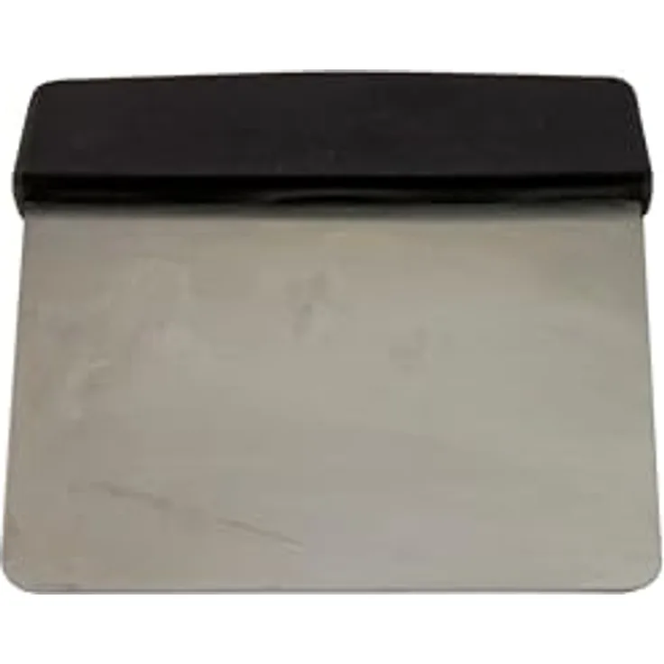 Schneider Teigabstecher mit Kunststoffgriff u. Edelstahlblatt 120x120 mm, Kochzubehör mit abgerundeten Ecken