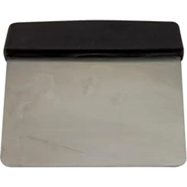 Schneider Teigabstecher mit Kunststoffgriff u. Edelstahlblatt 120x120 mm, Kochzubehör mit abgerundeten Ecken