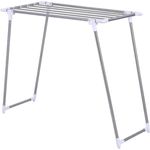 NUXIO FALLA, Wäscheständer für Badewanne, schmal 40 cm, Edelstahl mit 5,4 m Trockenfläche, klappbar für kleine Räume