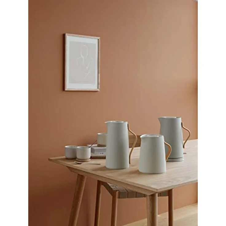 Isolierkanne, Tee - 1 l. Emma Soft sand Stelton – Bild 4