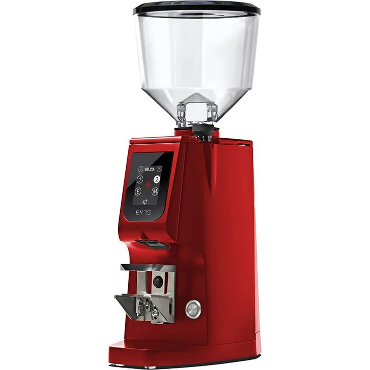 Eureka 1920 Kaffeemühle Atom Excellence 75 Ferrari Red, Elektrische Kaffeemühle mit High Speed Mahlung