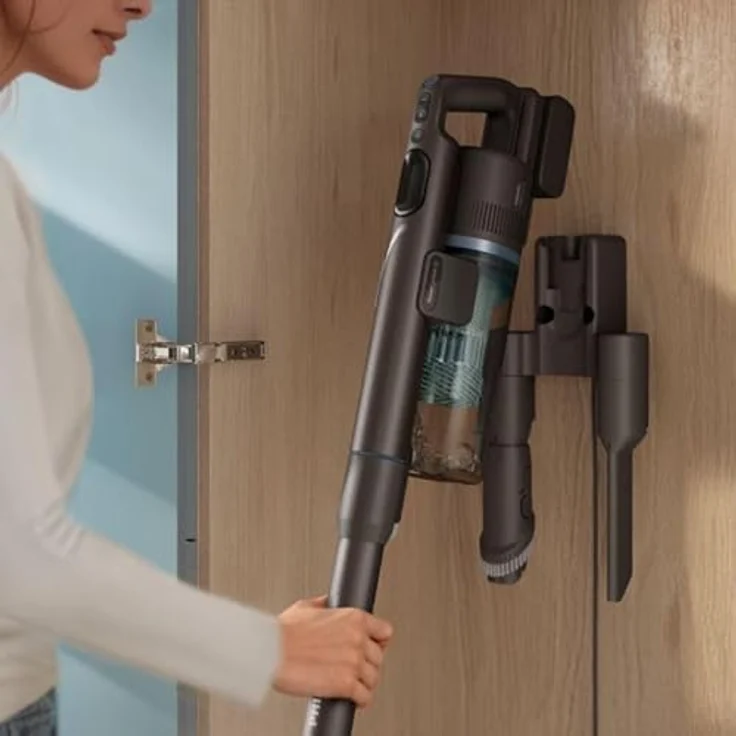 Philips XC8155/01, 2-in-1-Stabstaubsauger, beutelos, Blau, mit Zyklonfilter und 80 Minuten Akkulaufzeit für Trocken- und Nassreinigung – Bild 7
