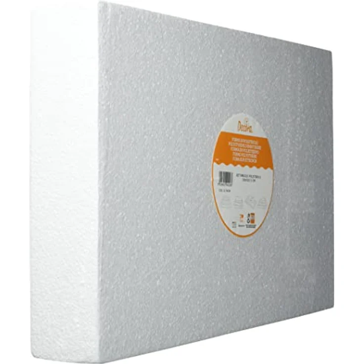Decora 0174058 TORTEN-Dummy, RECHTECKIG, AUS STYROPOR 30X45X7,5H cm – Bild 5