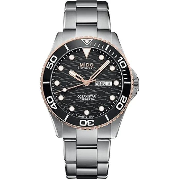 MIDO Herren Uhr Mido Men's Analog-Digital Automatic Uhr mit Armband S7233538, Schwarz
