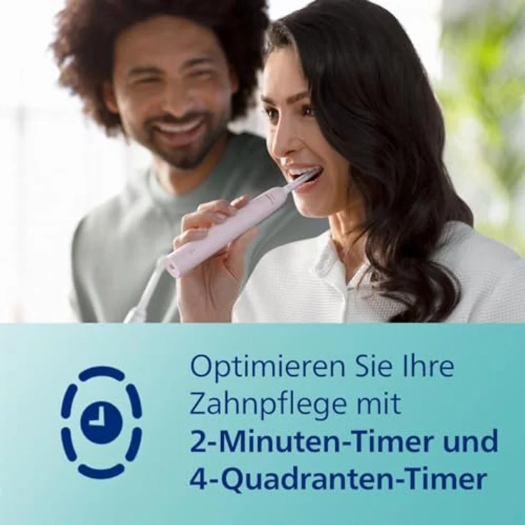 Philips Sonicare Serie 3100 HX3675-15 Elektrische Zahnbürste Schallzahnbürste Schwarz, Weiß – Bild 6