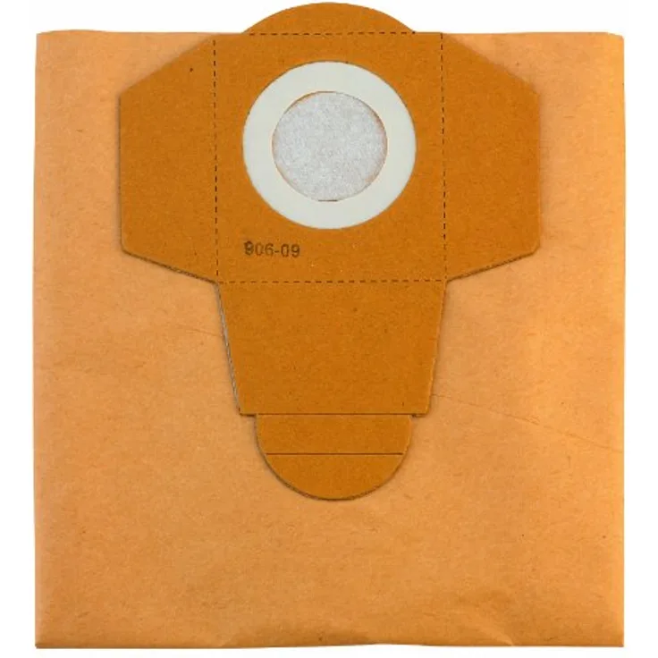 Einhell Schmutzfangsack 25l, 5er Set für Nass-Trockensauger, geeignet für 65mm Anschluss, Papier