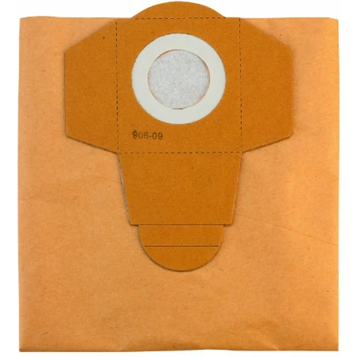 Einhell Schmutzfangsack 25l, 5er Set für Nass-Trockensauger, geeignet für 65mm Anschluss, Papier – Bild 1