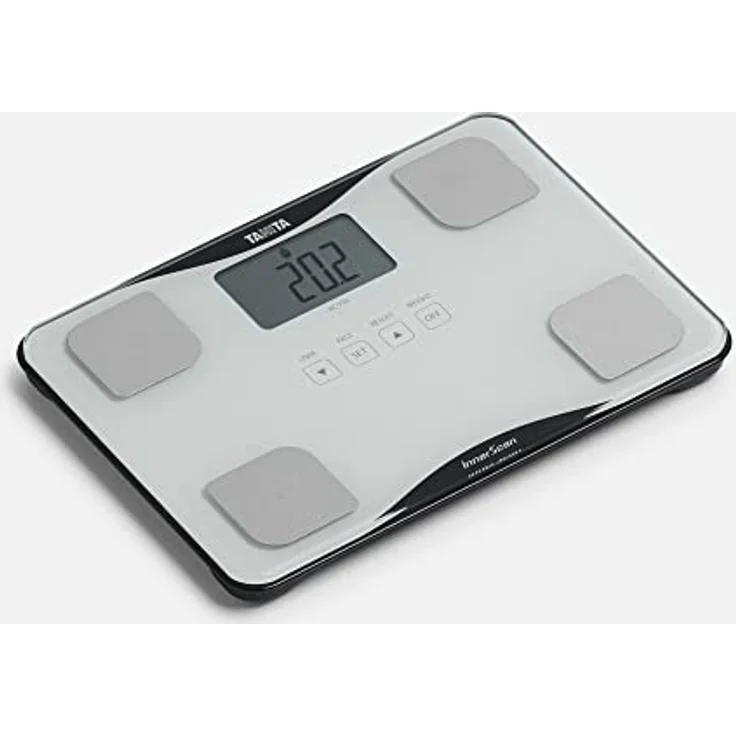 TANITA BC-718 Körperanalysewaage Ultradünnes Glas mit automatischer Erkennung Weiß – Bild 2