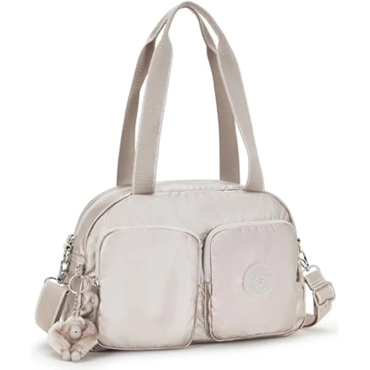 Kipling Basic Plus Cool Defea, Schultertasche 33 cm mit abnehmbarem Umhängeriemen und großen Außentaschen, Mehrfarbig – Bild 5