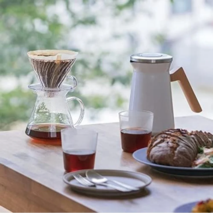 Hario V60 Glass Brewing Kit – Set Glastropfer + Server + Filter, Zubehör Kaffeemaschinen, Transparent – Bild 6