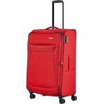 travelite 4-Rad Koffer Größe L Weichschale, Gepäck Serie CHIOS mit Dehnfalte + Kantenschutz, Trolley in zeitloser Optik, 78 cm, 90 - 97 Liter