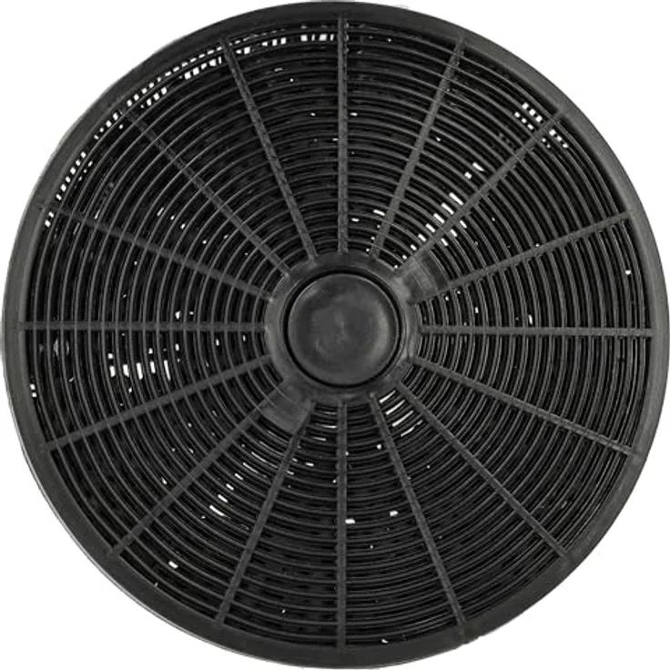 vhbw 2x Aktivkohlefilter Ersatz für IGNIS 484000008780 für Dunstabzugshaube, rund, schwarz, einfacher Einbau und Wechsel – Bild 3