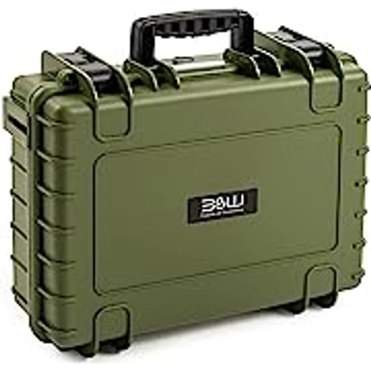 B&W International B&W Transportkoffer Outdoor Typ 5040 - Bronze Grün - mit Laptoptasche - wasserdicht nach IP67 Zertifizierung, staubdicht, bruchsicher und unverwüstlich – Bild 2