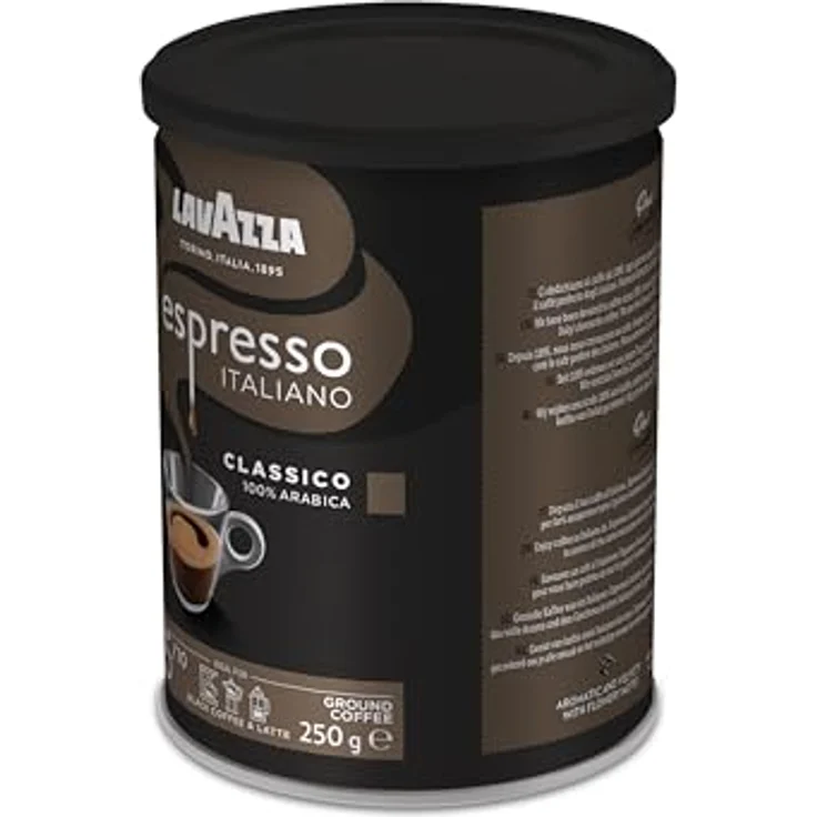 Lavazza Gemahlener Kaffee - Caffè Espresso - 100 % Arabica - 1er Pack ( 1 x 250 g) – Bild 2