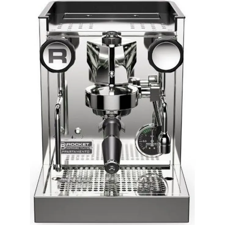 Rocket Appartamento TCA Edelstahl-Schwarz, Siebträgermaschine – Bild 5