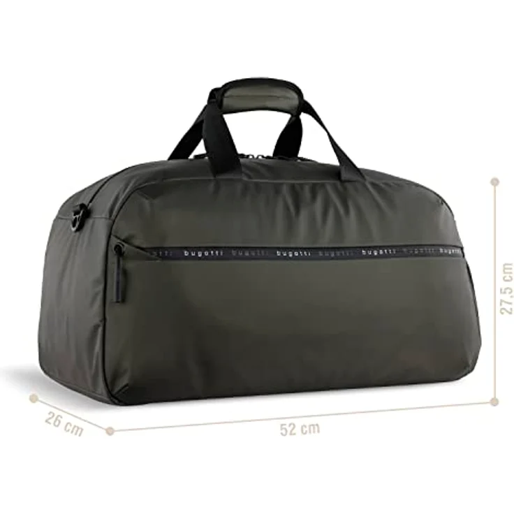 bugatti Blanc Weekender Reisetasche, 50 cm, 100% Polyethylen, oliv – Bild 2