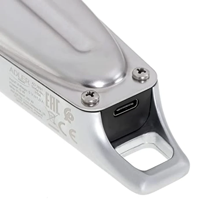 Adler AD 2831 Haarschneider, 100 W, 6 Aufsätze, Haarschneidmaschine mit LCD-Anzeige, einstellbare Schnittlänge, wiederaufladbarer Bartschneider – Bild 5