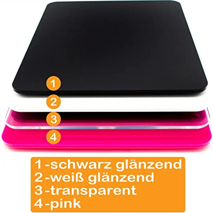 Acryl Gleitbrett | schwarz | 32x25cm für Philips Kaffeevollautomaten Serie 800 | 1200 | 2200 | 3000 | 3100 | 3200 | 4300 | 5000 | 5400 hochwertige Teflongleiter für müheloses Verschieben – Bild 5