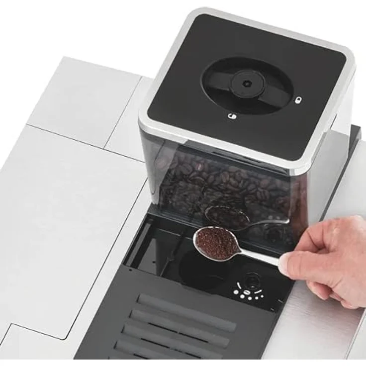 Bartscher Kaffeevollautomat KV1 Deluxe, 60 Tassen à 120 ml / Stunde, Schwarz/Silber – Bild 6
