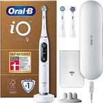 Oral-B iO Series 9 Plus Edition Elektrische Zahnbürste/Electric Toothbrush, PLUS 3 Aufsteckbürsten inkl. Whitening, Magnet-Etui, 7 Putzmodi, recycelbare Verpackung, Geschenk Mann/Frau, white