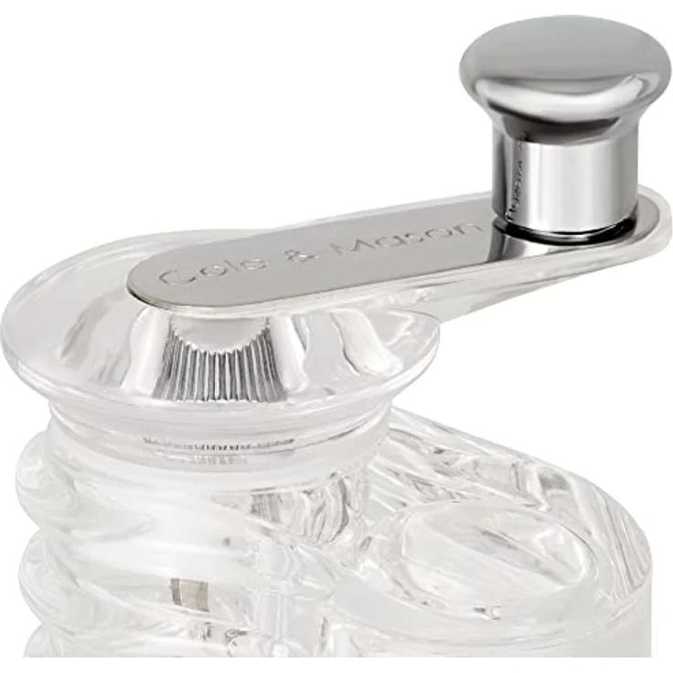 Cole & Mason H101119 Wallis Muskatnussmühle. Höhe: 14,5cm, Acryl, Clear, 14.5 cm – Bild 6
