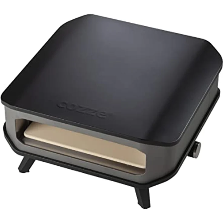 Cozze Gas-Pizzaofen 17, 8 kW, 450 °C, Backzeit nur 2 Minuten, 42,5 x 42,5 cm, schwarz – Bild 7