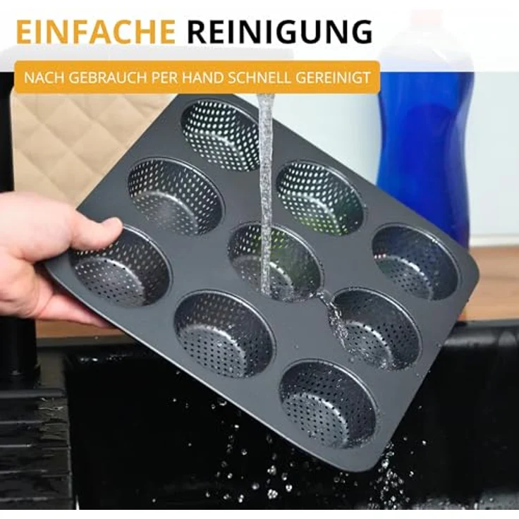 WESTMARK Brötchen Backform 9 Nester (105674) – Bild 9