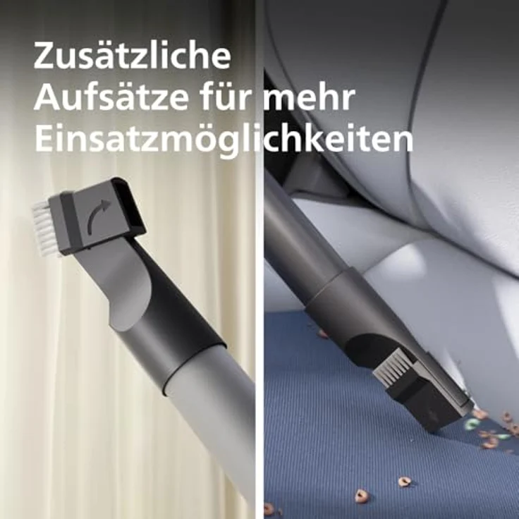 Philips 2000 Series Bodenstaubsauger mit Beutel, 850 W, HEPA-Filter, 3 l Staubbeutel, Zylinder-Vakuum, trocken, Möbeldüse – Bild 6