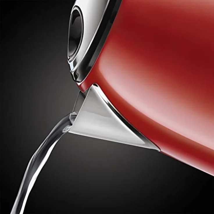 Russell Hobbs Mini-Wasserkocher Colours+ rot, 1,0l, 2400W, Schnellkochfunktion, herausnehmbarer Kalkfilter, optimierte Ausgusstülle, kleiner Reisewasserkocher, kompakter Teekocher 24992-70 – Bild 3
