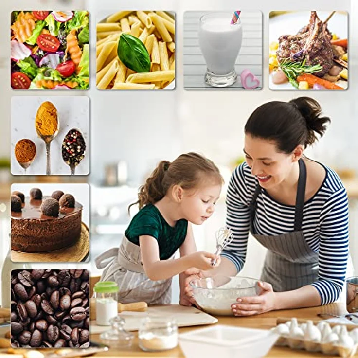 Duronic KS100 WH Küchenwaage | 5 kg Digitalwaage mit 1,2 L abnehmbarer Schüssel | 1 g grammgenau Präzision-Feinwaage | Haushaltswaage mit Tara-Funktion | Digitale Waage mit Hold-Funktion | Zum Kochen – Bild 5