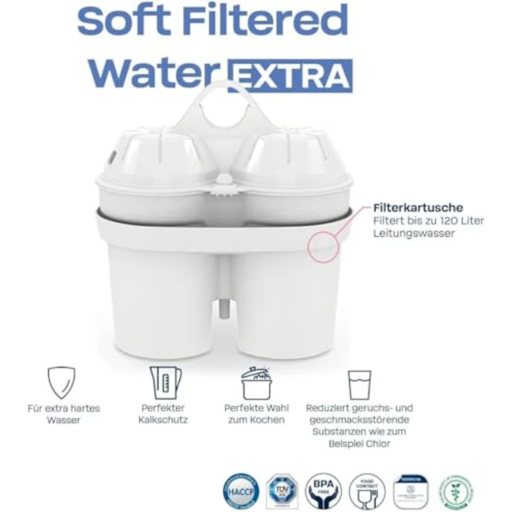BWT Wasser Zu-Aufbereiter-Zubehör 814873 - Patrone Soft Extra 3er-Pack – Bild 3