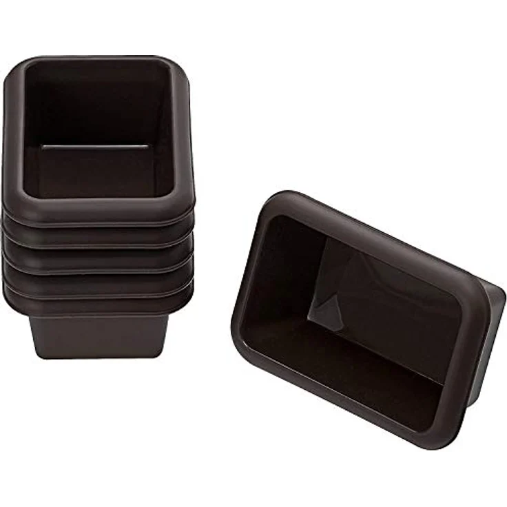 Lurch FlexiForm Mini Batzen Brotbackformen, 6er Set, Silikon, Braun, 9.1 x 5.6 x 3.9 cm – Bild 5