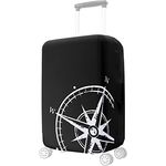 kwmobile Koffer Hülle für Koffer (L) - Elastische Kofferschutzhülle mit Reißverschluss - Reisekoffer Überzug Case